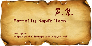 Partelly Napóleon névjegykártya